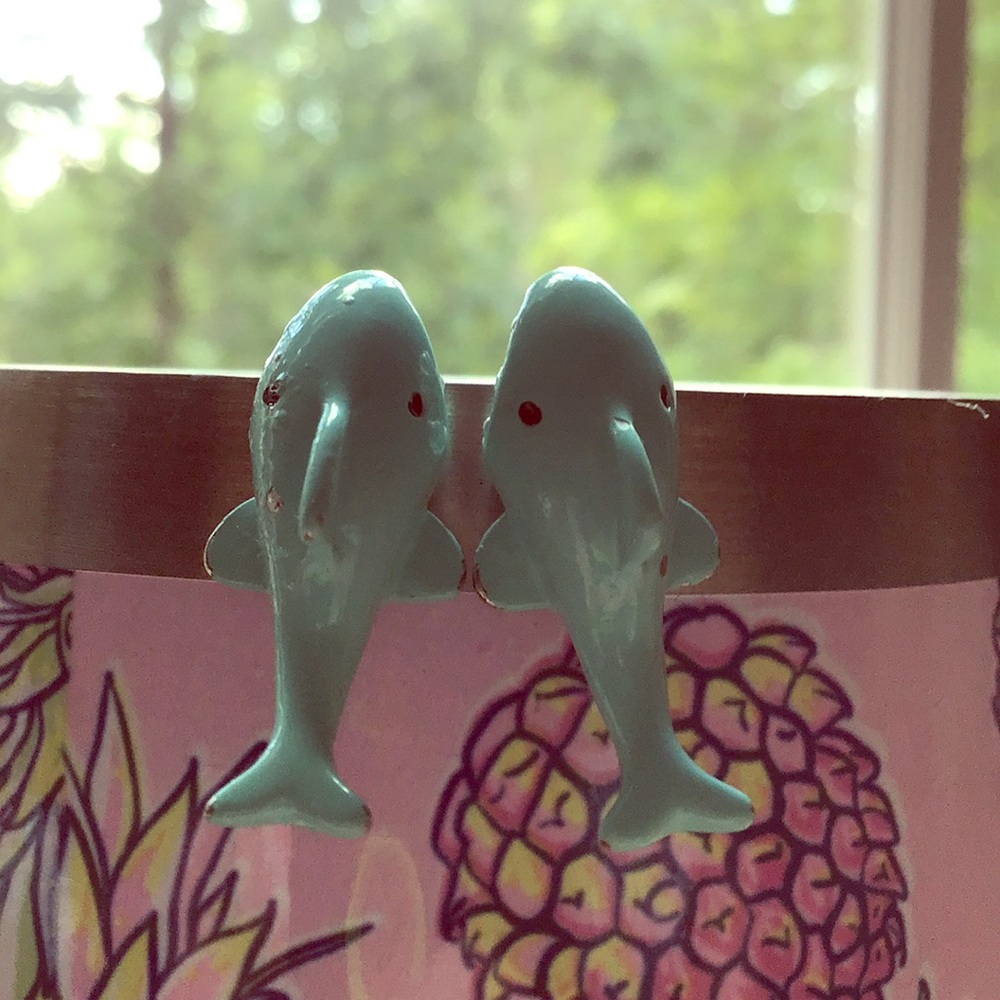 Shark biting your ear earring!